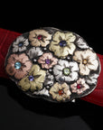 Flower Garden Belt Buckles Comstock Heritage