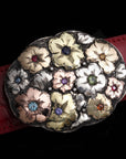 Flower Garden Belt Buckles Comstock Heritage