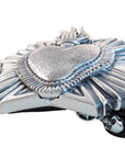 Milagro Heart buckle Jeff Deegan Designs 