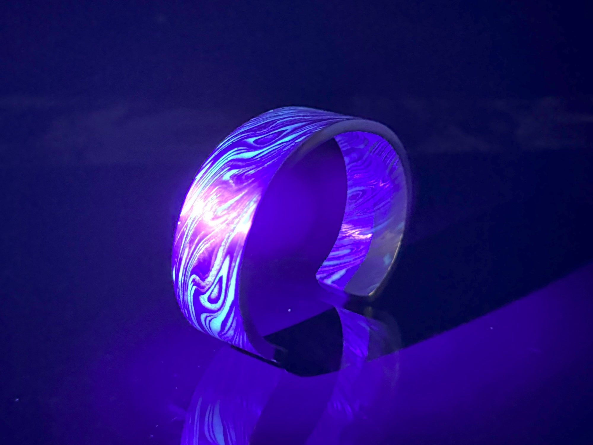 Damascus Glow Lume Cuff, Two Sizes